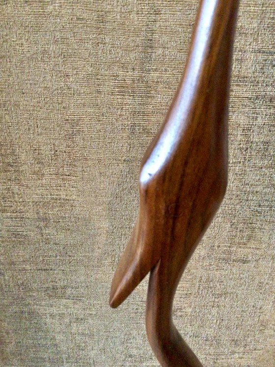 Image 1 of Mid Century Teak Bird height 70 cm
