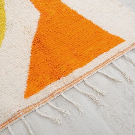 Image 1 of Tapis Beni Ourain Tissé Main Artisanale Traditionnelle 150/250 cm