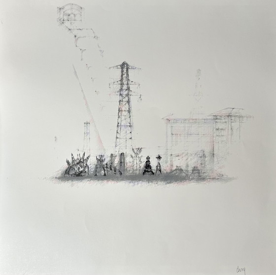 Image 1 of Genummerde zeefdruk - D.E.S.Y. (Norbert Deseyn) - Gesigneerd