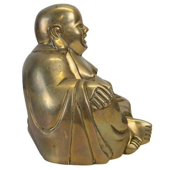 Budai de bronce antiguo — Finales de la dinastía Qing (circa 1880–1912) – Esculturas, Bronze, Brass (photo 3 of 11)