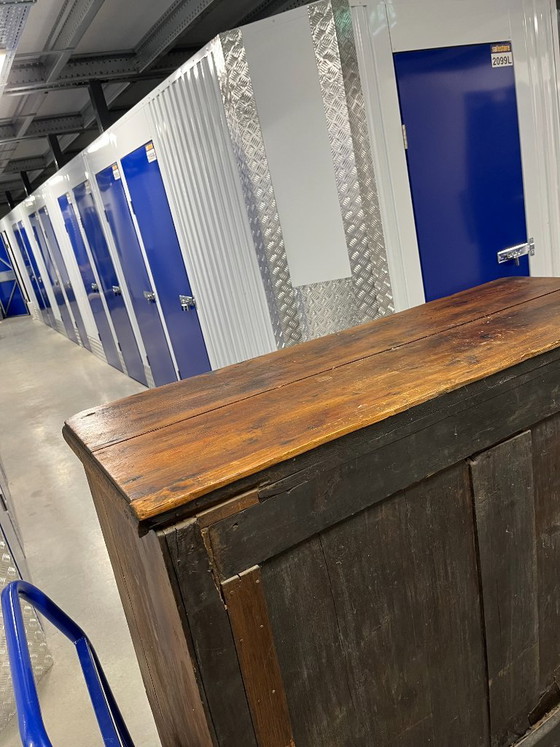 Authentic Cévenol Garde-Manger – Restored French Cabinet – Storage cabinet, Wood (photo 7 of 8)