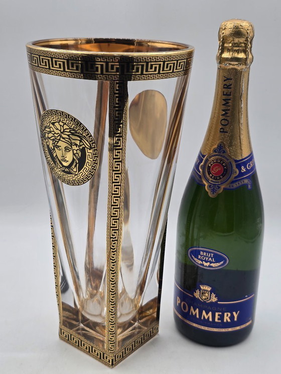 Image 1 of Vaso in cristallo a parete spessa "Medusa