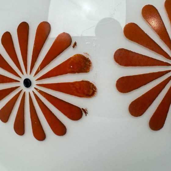 Image 1 of Vintage hanglampen van opaalglas uit de jaren 70