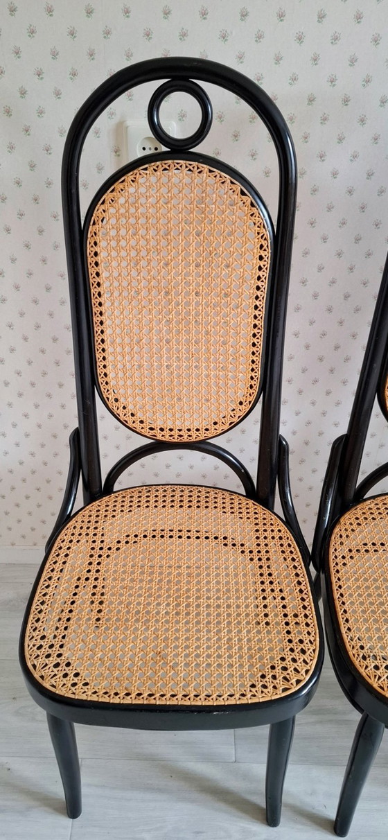 Image 1 of 4x Vintage Dining Room Chairs - Chairs - Thonet Style