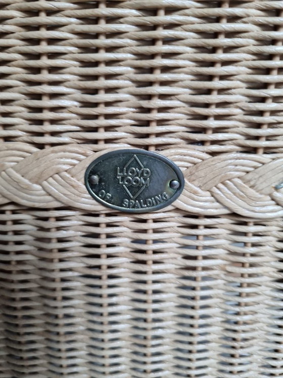 Image 1 of 6 Loyd Loom wicker dining chairs