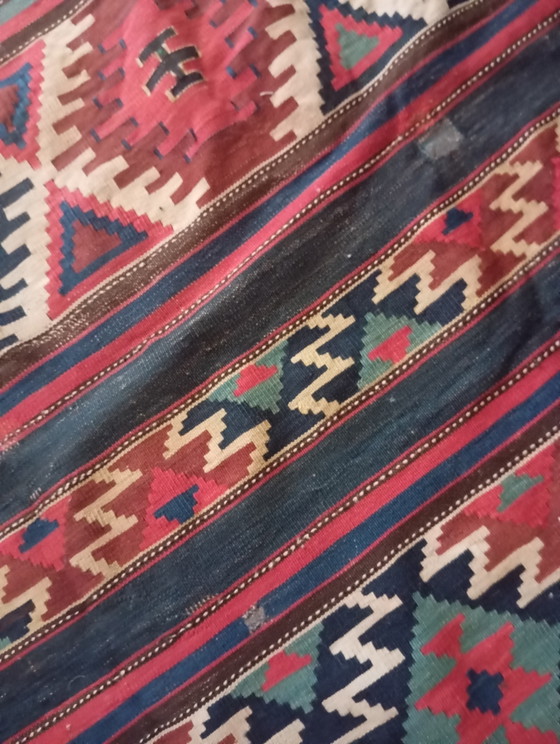Kelim Antico – Antique handgeweven kilim, Tappeti, Wool, Textile (photo 7 of 11)