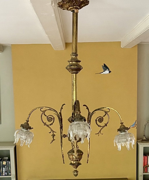 Fantastico lampadario Art Déco