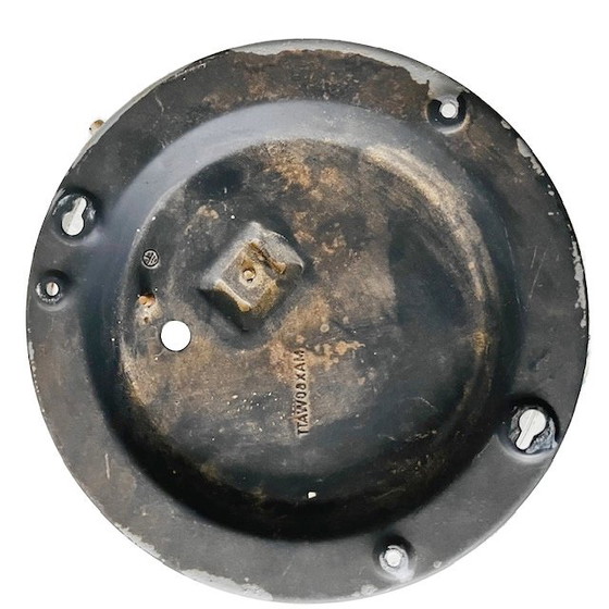 Image 1 of Mid-century Glashütte flower-shaped ceiling lamp glass glass ceiling lamp 1970's