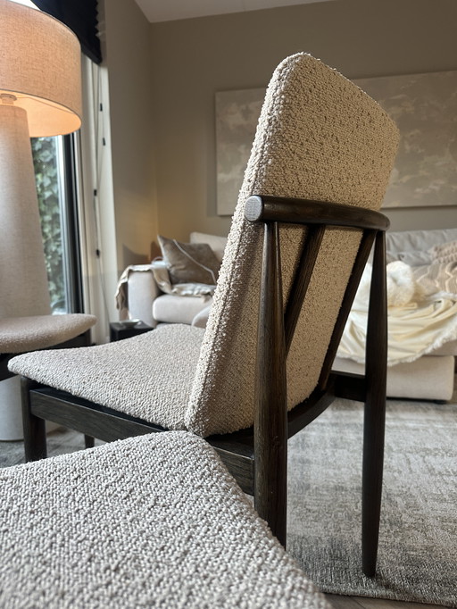 5x Goossens Stoelen Bouclé Stof