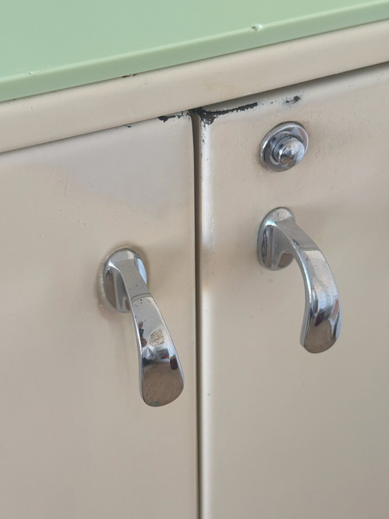 Mobile contenitore vintage in metallo, cromo e vetro – maquet, Mobili contenitori (photo 8 of 15)