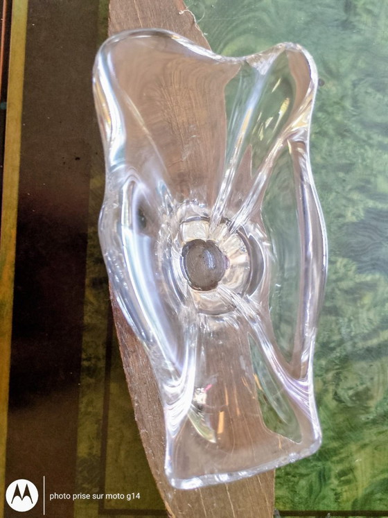 Daum-Kristallvase, Frankreich – Authentisch und signiert – Perfekter Zustand – Vasen, Crystal (photo 5 of 5)