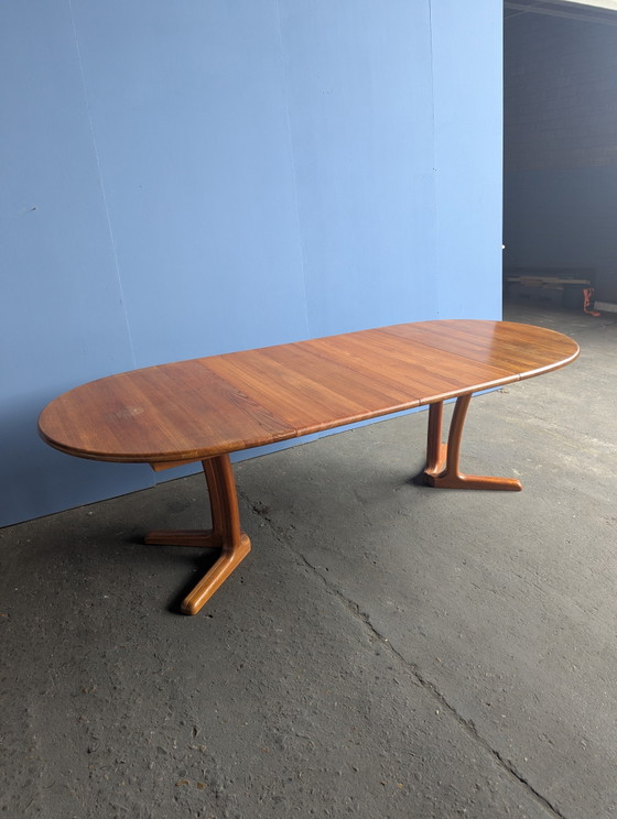 Image 1 of Vintage Dyrlund dining table extendable