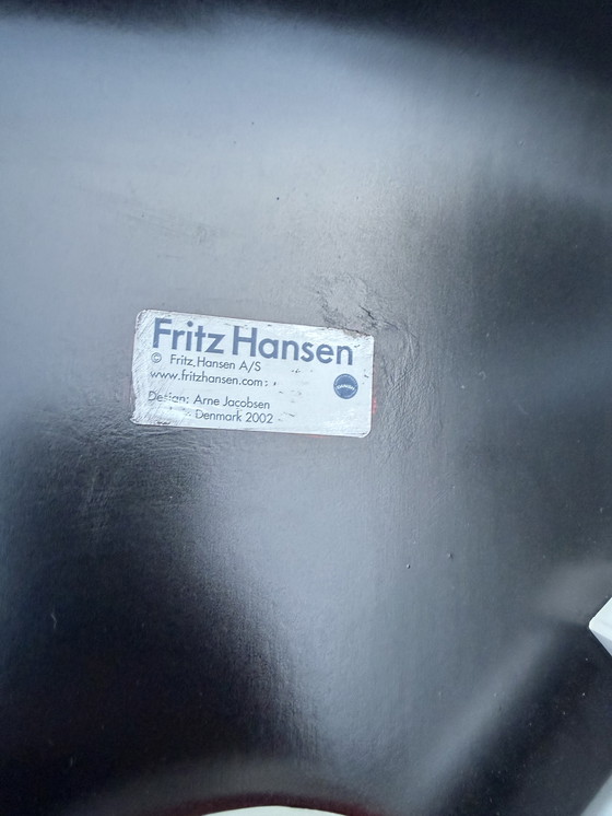 Image 1 of Silla Butterfly serie 7 de Fritz Hansen Arne Jacobsen Negra