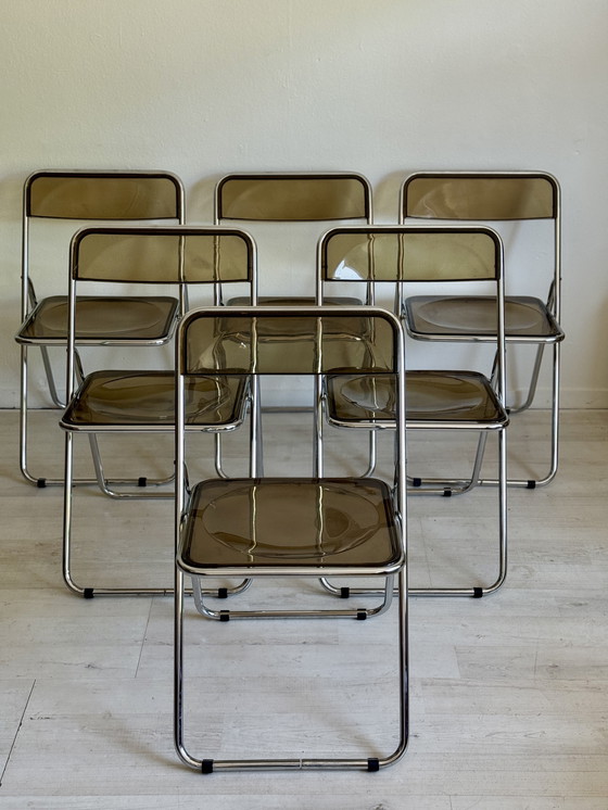 Image 1 of Vintage Space Age Folding Chairs 1970s