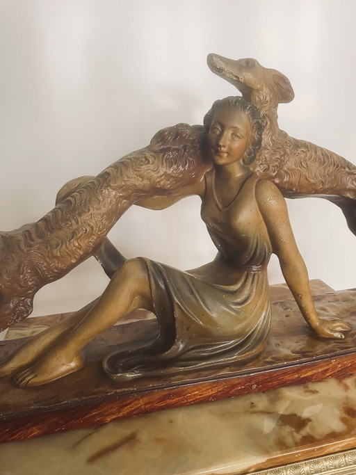 Camino in stile Art Déco, 1920-1930 – beeldhouwkunst, Other (photo 2 of 8)
