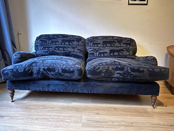 Image 1 of Stylish Luxury Two-Seater Sofa Velvet – Nearly New