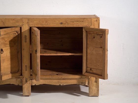 Groot antiek dressoir (ca. 1900) #10, Hout, IJzer, Bruin (foto 53 van 59)