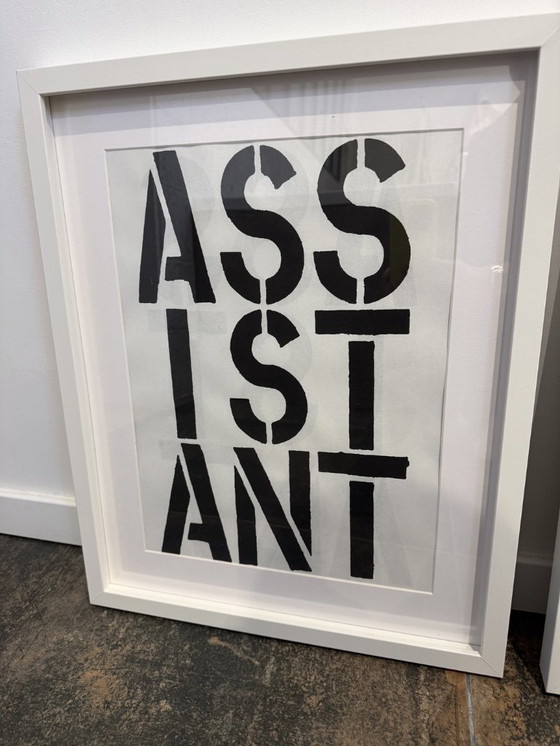 Image 1 of CHRISTOPHER WOOL GIRARD SEBASTIEN LITOGRAFÍA CHRISTOPHER WOOL GIRARD SEBASTIEN LITOGRAFÍA STREEART KAWS INVASOR OBEY Set 4