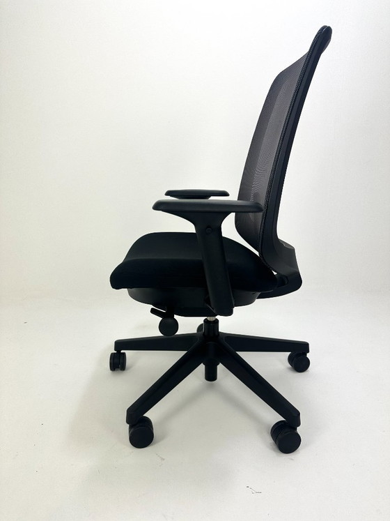 Sedia di design Herman Miller Verus, Sedie girevoli, Tessile, Nero (foto 7 di 12)