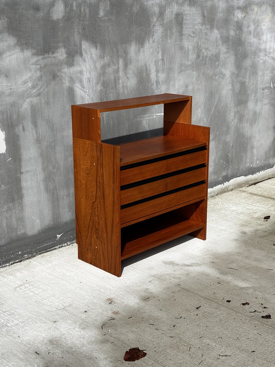 Image 1 of Vintage Poul Cadovius KLM kast – Scandinavisch design – teak – jaren 60
