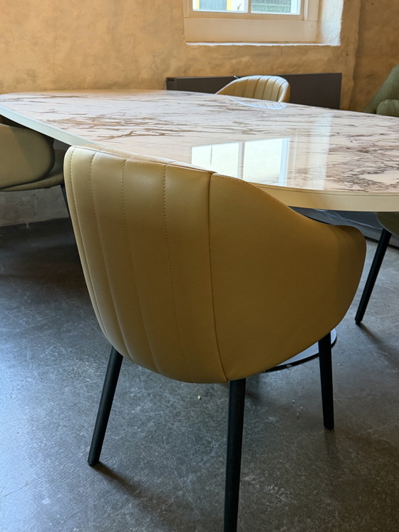 Image 1 of Sedie da pranzo Leolux Baani (4) NW €6380,-