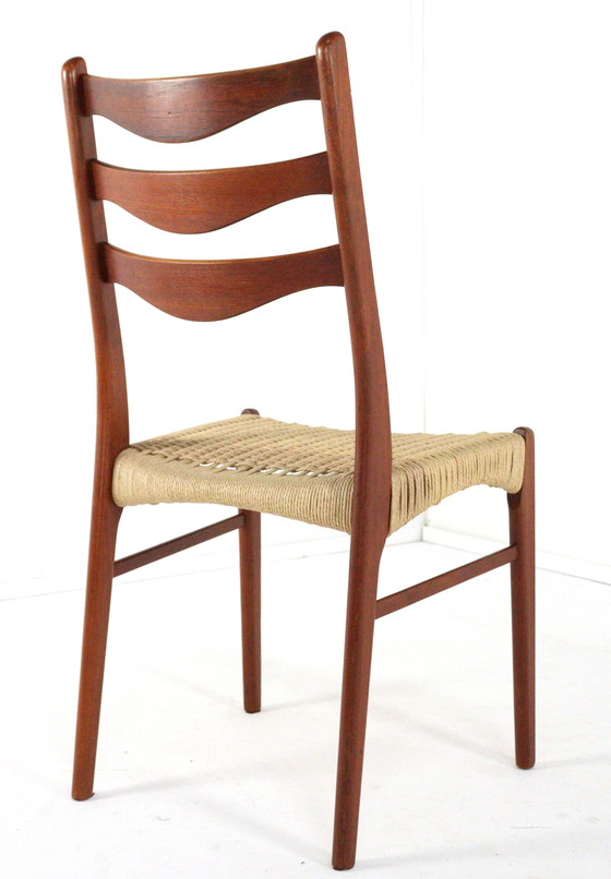 Image 1 of 4x Arne Wahl Iversen per sedie Glygnore Vintage New Papercord