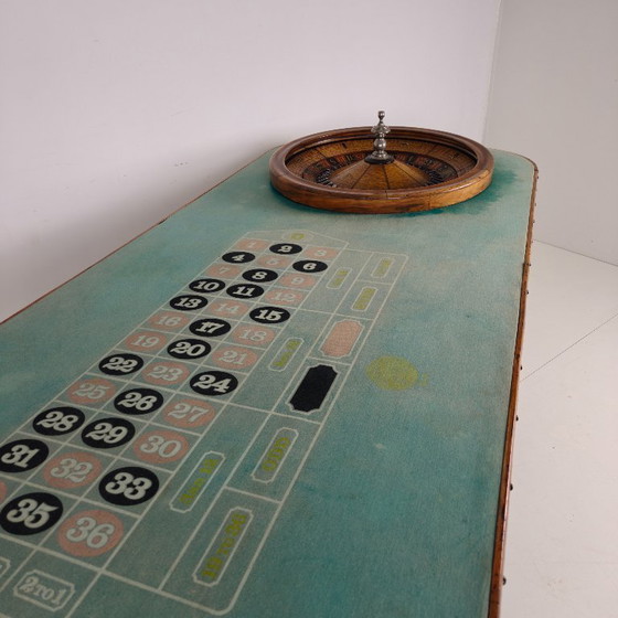 Image 1 of Tavolo da roulette antico della Mason & Co. – Denver, Colorado, inizio XX secolo