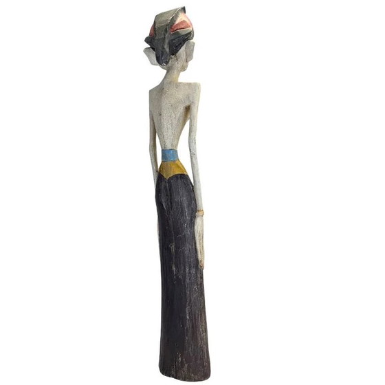 Coppia monumentale di icone nuziali giavanesi – Loro Blonyo – 100 cm – 11 kg – Sculture, Mid Century Modern (photo 4 of 10)