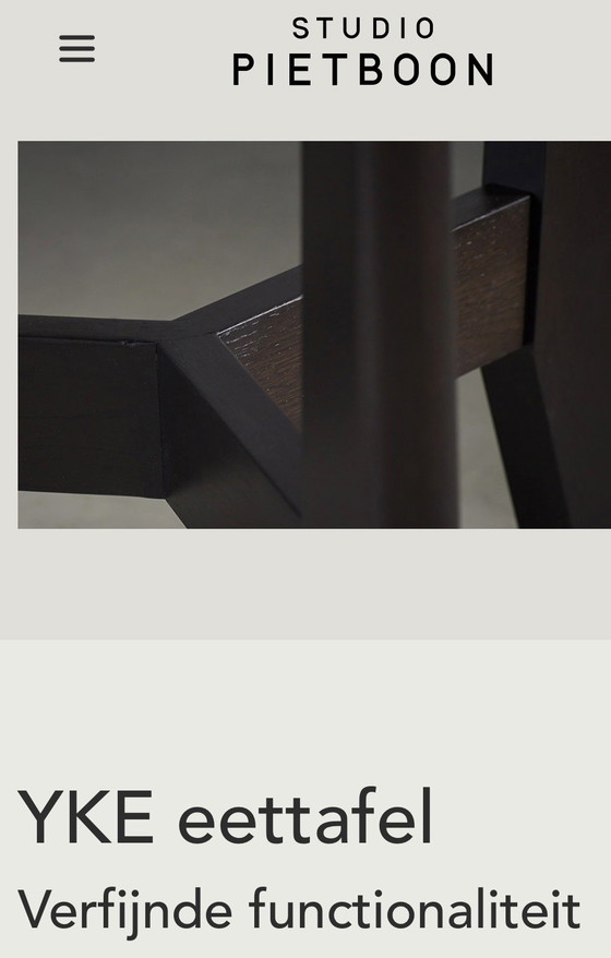 Piet Boon Collection YKE Design Dining Table/Conference Table – Wood (photo 6 of 8)