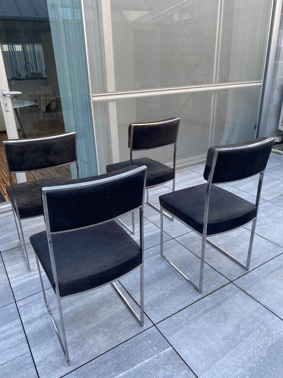 Image 1 of 4x Stühle SQ Lux Willy Rizzo