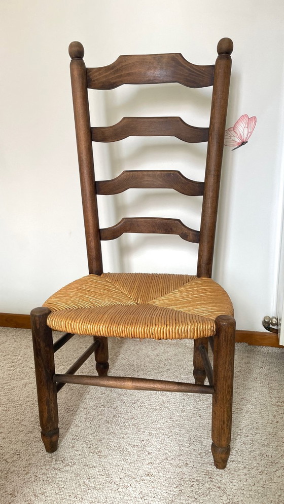 Image 1 of stoel in de stijl van Charles Dudouyt