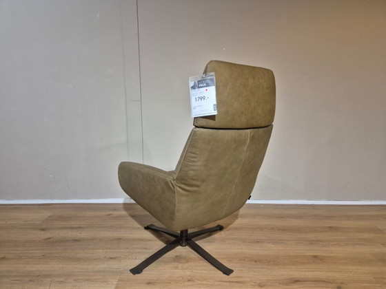Image 1 of Modello da esposizione Montel Rolf Recliner regolabile - Olive - Pelle