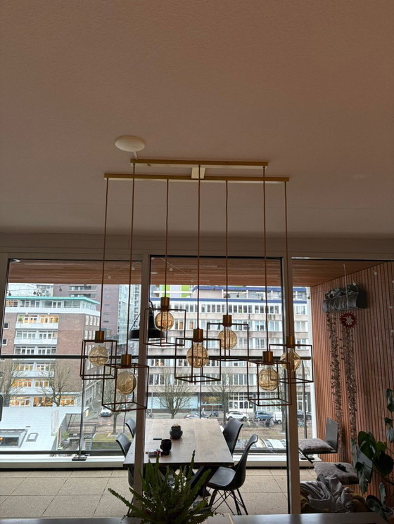Image 1 of Stephane Davidts Kerma 7/29 Gold Edition – Luxury 7 Light Chandelier