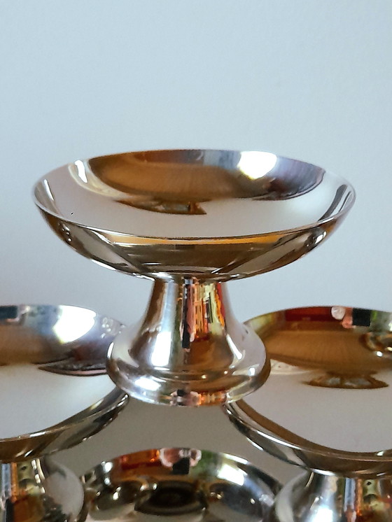 Image 1 of Roestvrijstalen ijs-/dessertbekers 1970