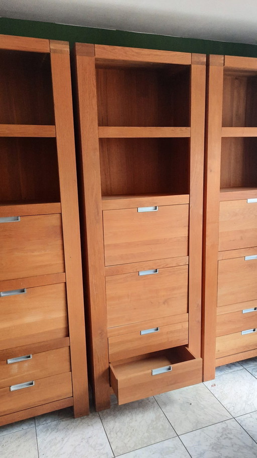 3x interior cabinets