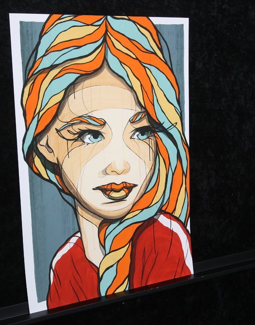 El Bocho - Portrait from 2019 - Giclee - Hand signed