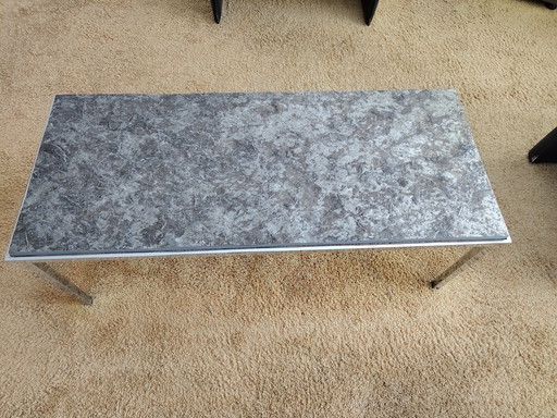 Coffee table with slate top