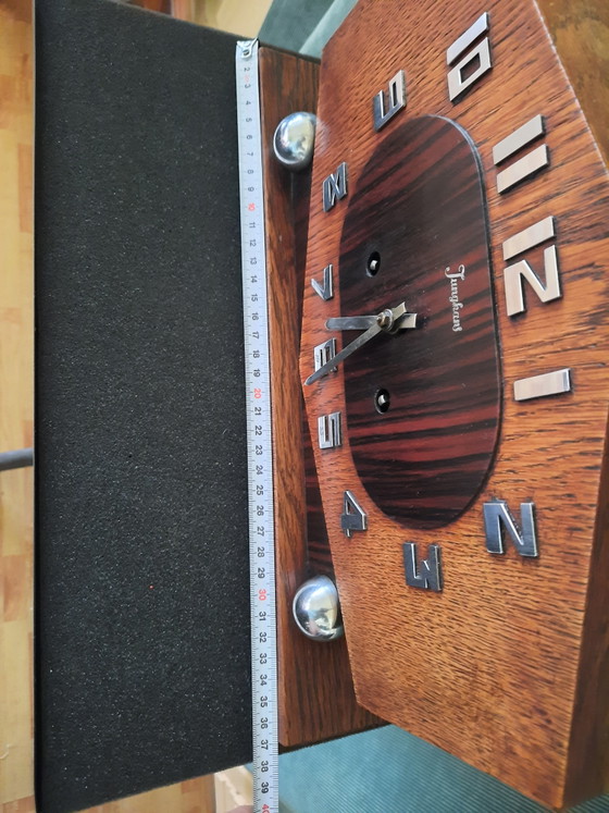 Vintage Junghans Klok – Klokken, Wood, Chrome (photo 6 of 15)