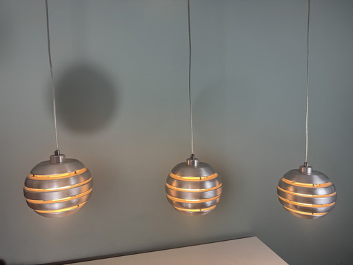 Space Age Mercur pendants from Eglo