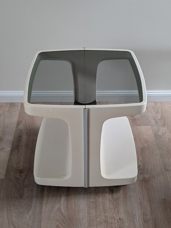 Image 1 of Vintage "Space Age" Bar Cart by Marc Held for Prisunic/Flair, 1970s