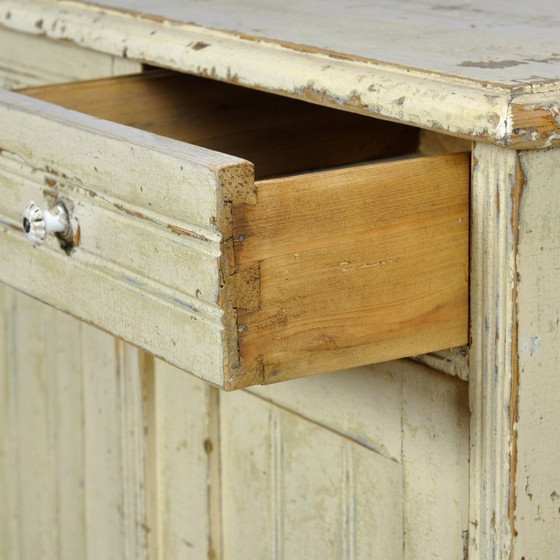 Image 1 of Antikes Kiefernholz-Sideboard, um 1910