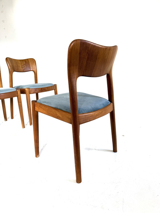 Image 1 of 4x sedie da sala da pranzo vintage 'Ole', Koefoeds Hornslet '70