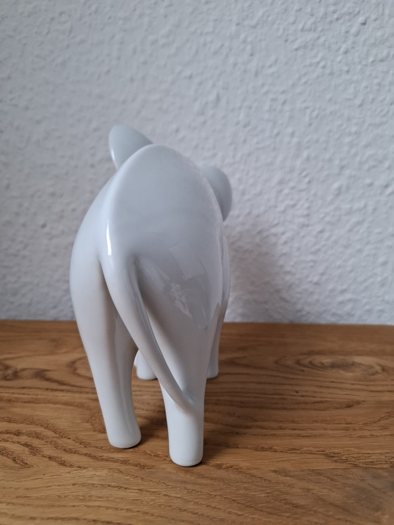 Image 1 of Royal DUX, Jaroslav Ježek, EXPO 58, Porcelana Blanca Elefante