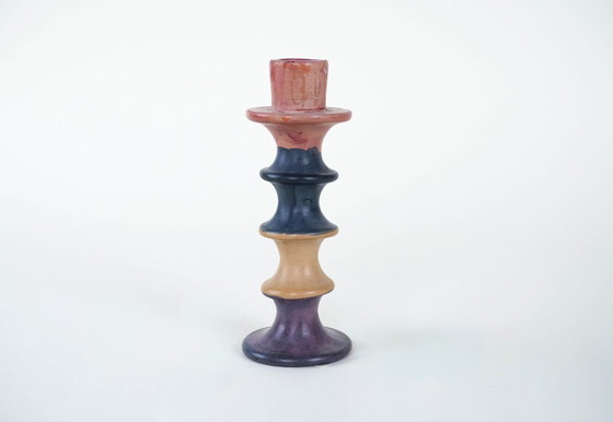 Image 1 of Portacandele in ceramica, design italiano, anni '60, prodotto in Italia