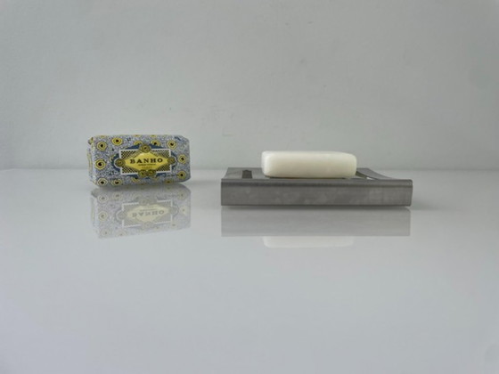 Image 1 of Elegante, rechteckige Seifenschale aus Edelstahl