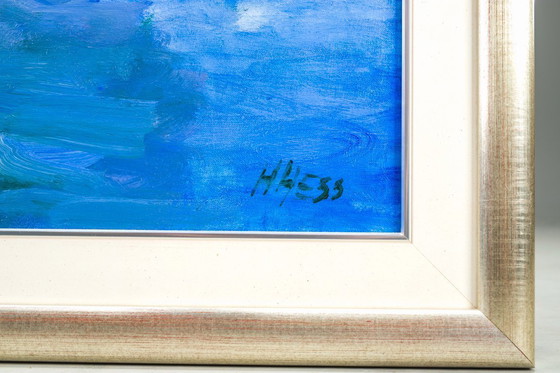 Image 1 of H.Hess, Ninfee, 1980, olio su tela