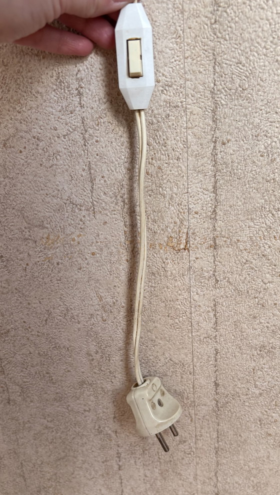 Image 1 of Lampada da parete vintage di grandi dimensioni - Design a mezza luna