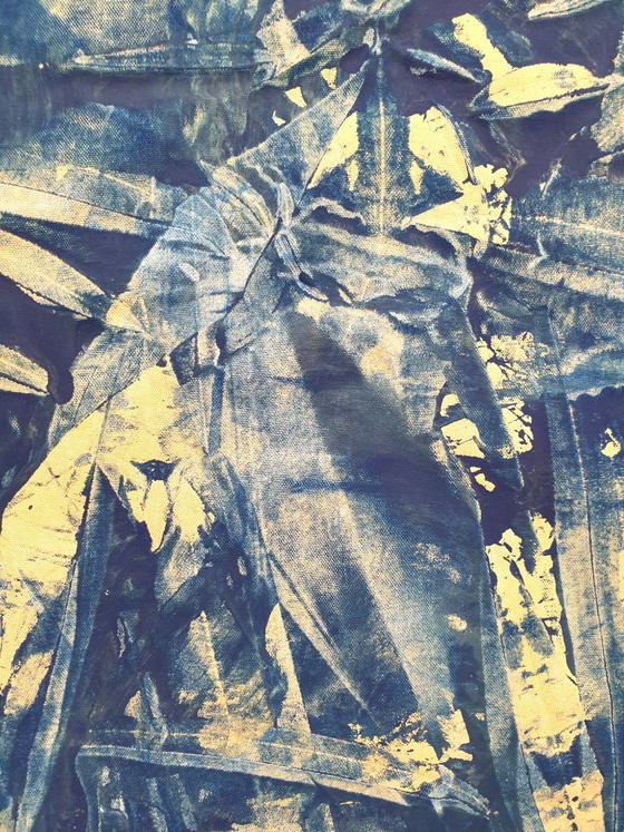 Jürgen Angeler - Blue Golden Jungle – Paintings & Drawings, Canvas (photo 3 of 22)