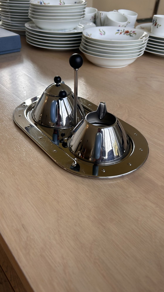 Image 1 of Alessi Michael Graves Chrome Set leche + azúcar