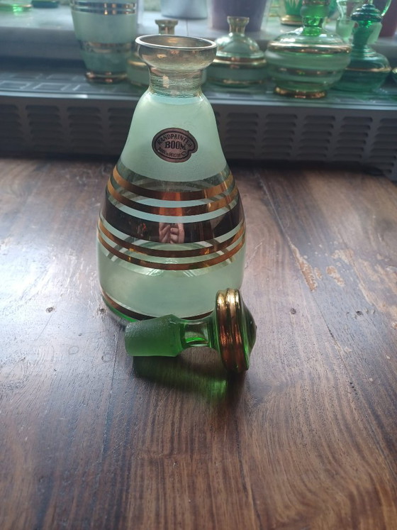 Booms Glass Carafe With Stopper - De Rupel 1950s – Decorative Objects (photo 3 of 5)
